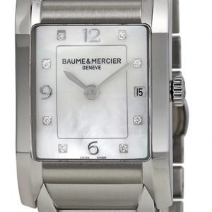 Baume & Mercier Hampton Moa10050 Kello Hopea / Teräs