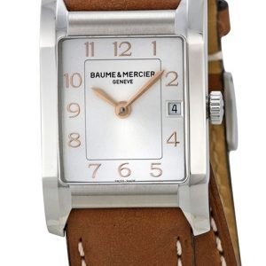 Baume & Mercier Hampton Moa10110 Kello Hopea / Nahka