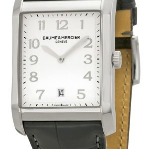 Baume & Mercier Hampton Moa10154 Kello Valkoinen / Nahka