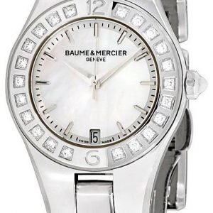 Baume & Mercier Linea M0a10078 Kello Valkoinen / Teräs