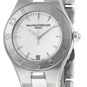 Baume & Mercier Linea Moa10070 Kello Hopea / Teräs