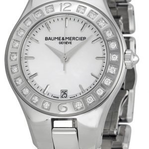 Baume & Mercier Linea Moa10072 Kello Hopea / Teräs