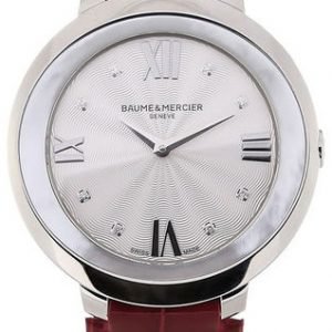 Baume & Mercier Promesse M0a10262 Kello Hopea / Nahka