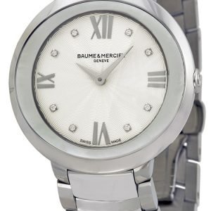 Baume & Mercier Promesse Moa10178 Kello Hopea / Teräs