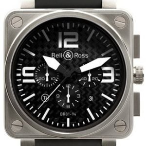 Bell & Ross Br 01-94 Br0194-Titanium Kello Samppanja / Kumi