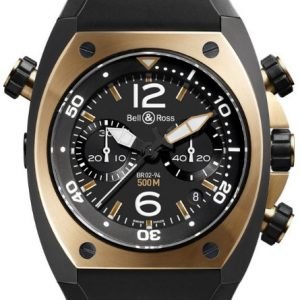 Bell & Ross Br 02-94 Br02-Chr-Bicolor Kello Musta / Kumi