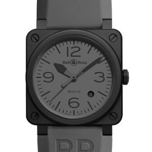 Bell & Ross Br 03-92 Br0392-Commando-Ce Kello Harmaa / Kumi