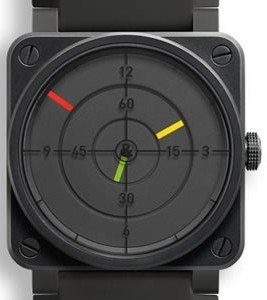 Bell & Ross Br 03-92 Br0392-Radar Kello Musta / Kumi