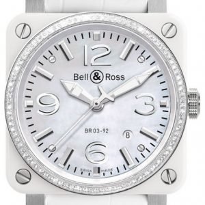 Bell & Ross Br 03-92 Br0392-Wh-C-D-Sca Kello Nahka