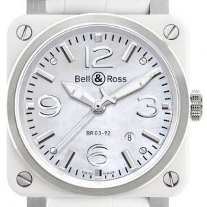 Bell & Ross Br 03-92 Br0392-Wh-C-Sca Kello Nahka