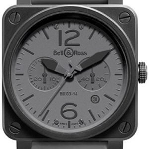 Bell & Ross Br 03-94 Br0394-Commando Kello Harmaa / Kumi