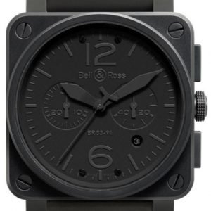 Bell & Ross Br 03-94 Br0394-Phantom Kello Musta / Kumi