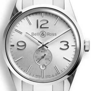 Bell & Ross Br 123 Brg123-Wh-St-Sst Kello Hopea / Teräs