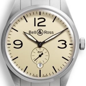 Bell & Ross Br 123 Brv123-Bei-St-Sst Kello Ruskea / Teräs