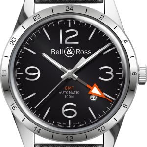 Bell & Ross Br 123 Brv123-Bl-Gmt-Srb Kello Musta / Kumi