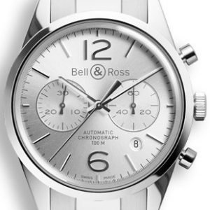 Bell & Ross Br 126 Brg126-Wh-St-Sst Kello Hopea / Teräs