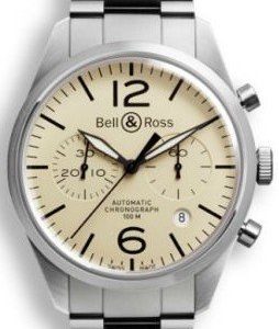 Bell & Ross Br 126 Brv126-Bei-St-Sst Kello Ruskea / Teräs