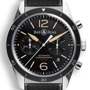 Bell & Ross Br 126 Brv126-St-Her-Srb Kello Musta / Kumi