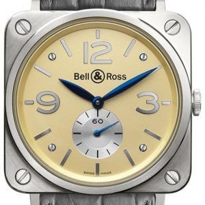 Bell & Ross Br S Mecanique Brs-Whgold-Ivory_D Kello