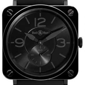 Bell & Ross Br S Quartz Brs-Blc-Ph-Srb Kello Musta / Kumi