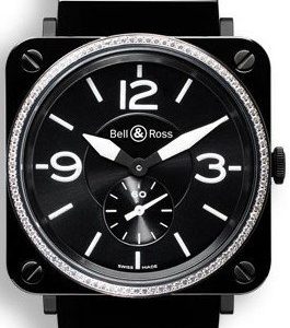 Bell & Ross Br S Quartz Brs-Blce-Diam-Sce Kello