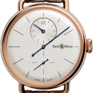 Bell & Ross Ww1 Brww1-Reg-Pg-Scr Kello Hopea / Nahka