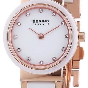 Bering Ceramic 10725-766 Kello Valkoinen / Punakultasävyinen