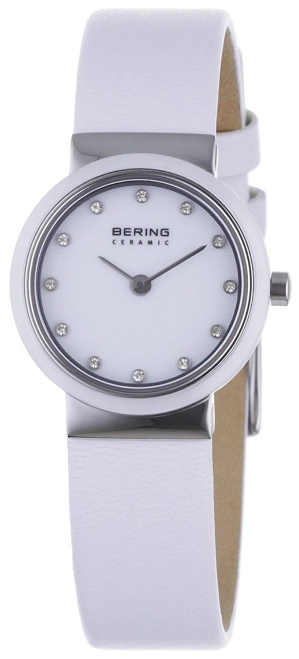 Bering Ceramic 10725-854 Kello Valkoinen / Nahka