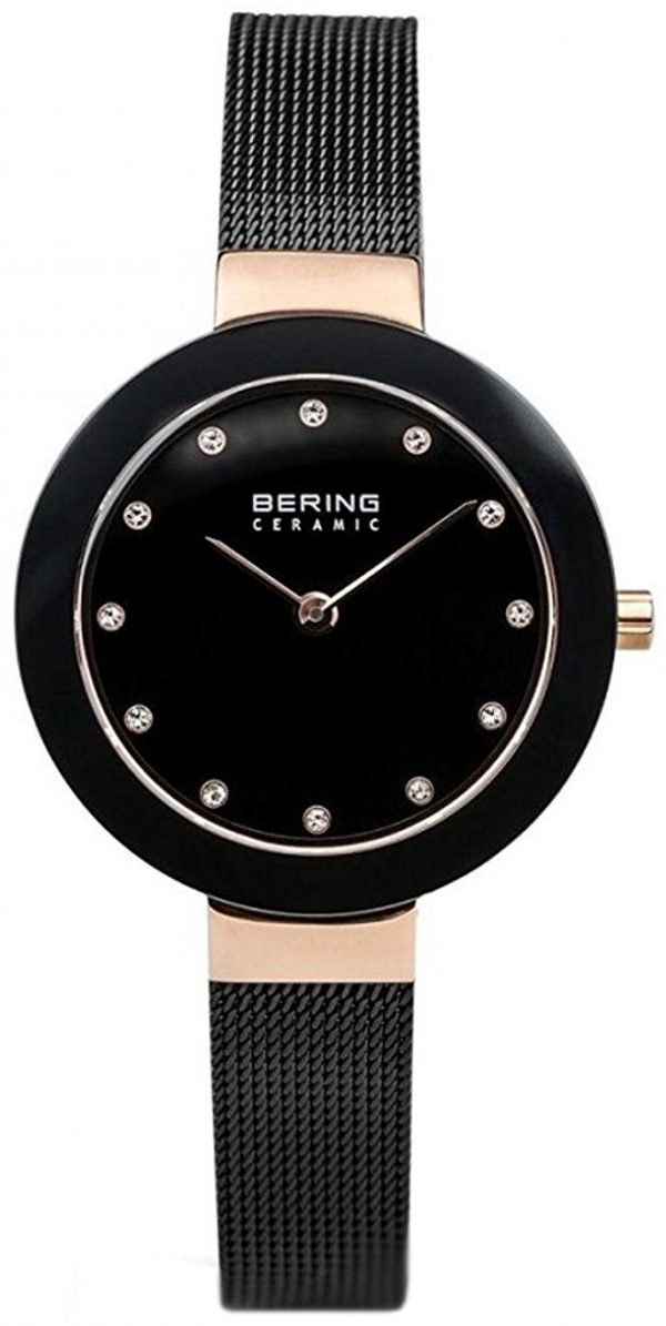 Bering Ceramic 11429-166 Kello Musta / Teräs