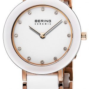 Bering Ceramic 11429-766 Kello Valkoinen / Punakultasävyinen