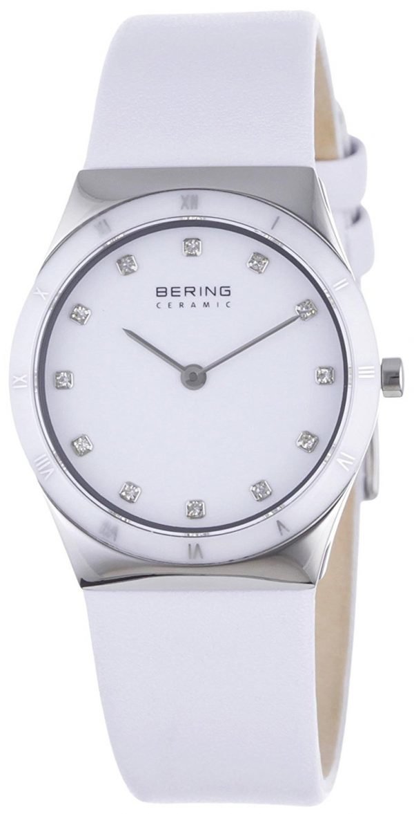 Bering Ceramic 32230-684 Kello Valkoinen / Nahka