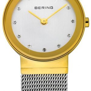 Bering Classic 10122-001 Kello Valkoinen / Teräs