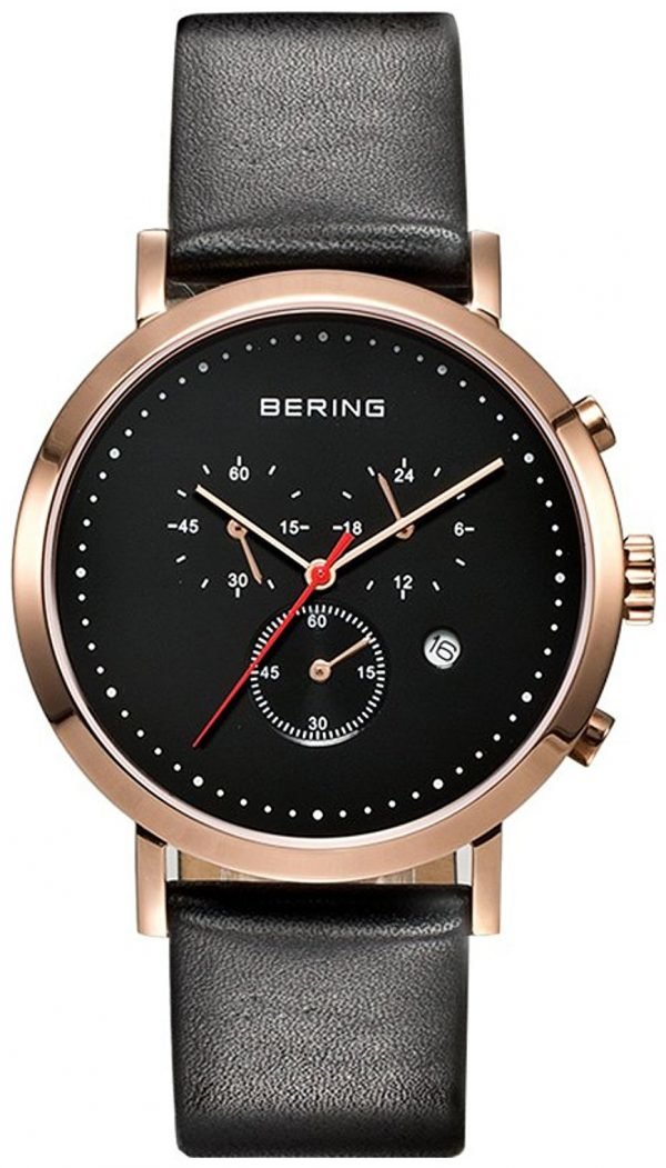 Bering Classic 10540-462 Kello Musta / Nahka