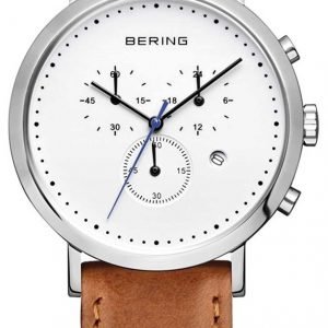 Bering Classic 10540-504 Kello Valkoinen / Nahka