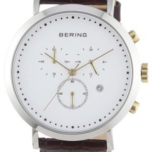 Bering Classic 10540-534 Kello Valkoinen / Nahka