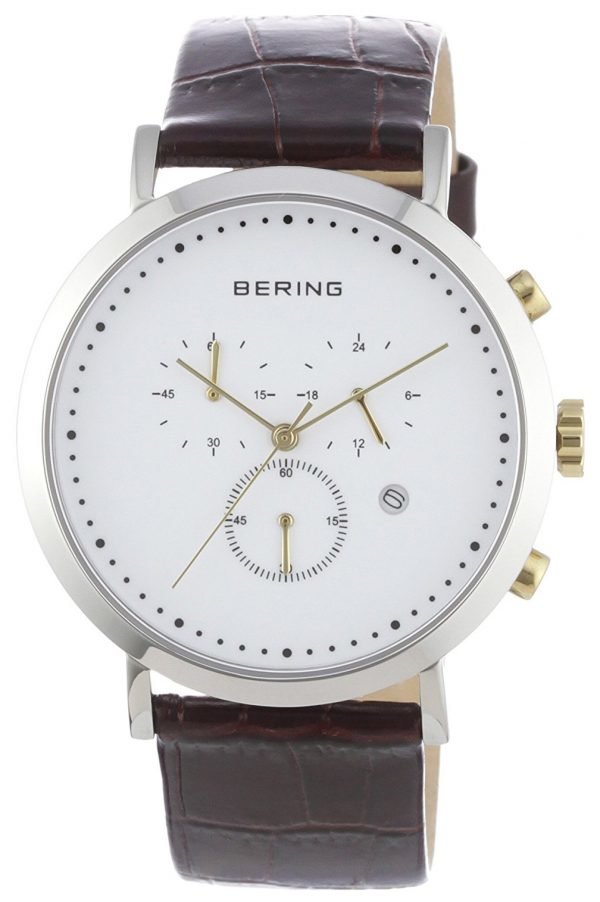 Bering Classic 10540-534 Kello Valkoinen / Nahka