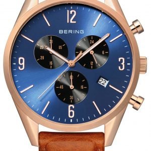 Bering Classic 10542-467 Kello Sininen / Nahka