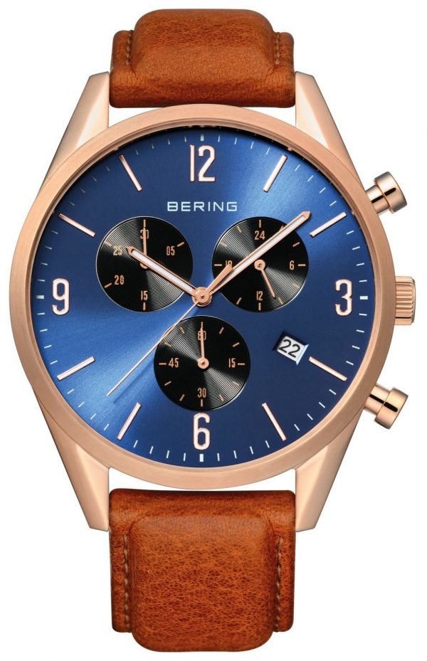 Bering Classic 10542-467 Kello Sininen / Nahka