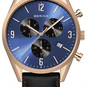 Bering Classic 10542-567 Kello Sininen / Nahka