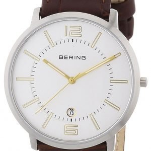 Bering Classic 11139-501 Kello Valkoinen / Nahka