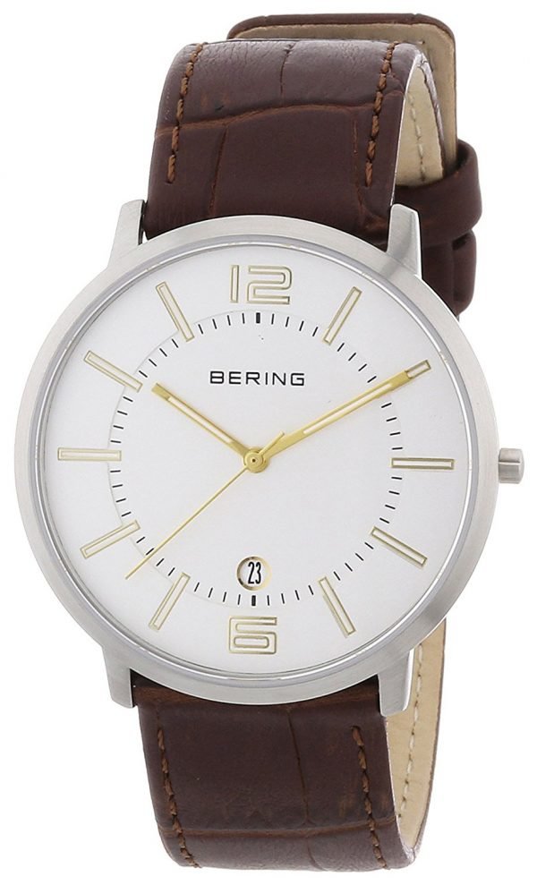 Bering Classic 11139-501 Kello Valkoinen / Nahka