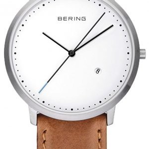 Bering Classic 11139-504 Kello Valkoinen / Nahka