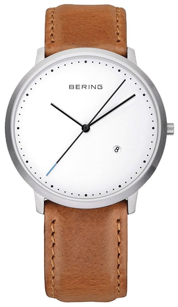 Bering Classic 11139-504 Kello Valkoinen / Nahka