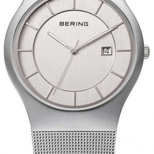 Bering Classic 11938-000 Kello Valkoinen / Teräs