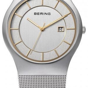 Bering Classic 11938-001 Kello Hopea / Teräs