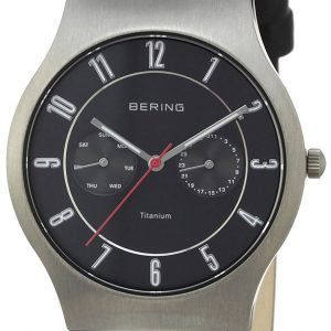 Bering Classic 11939-472 Kello Musta / Nahka