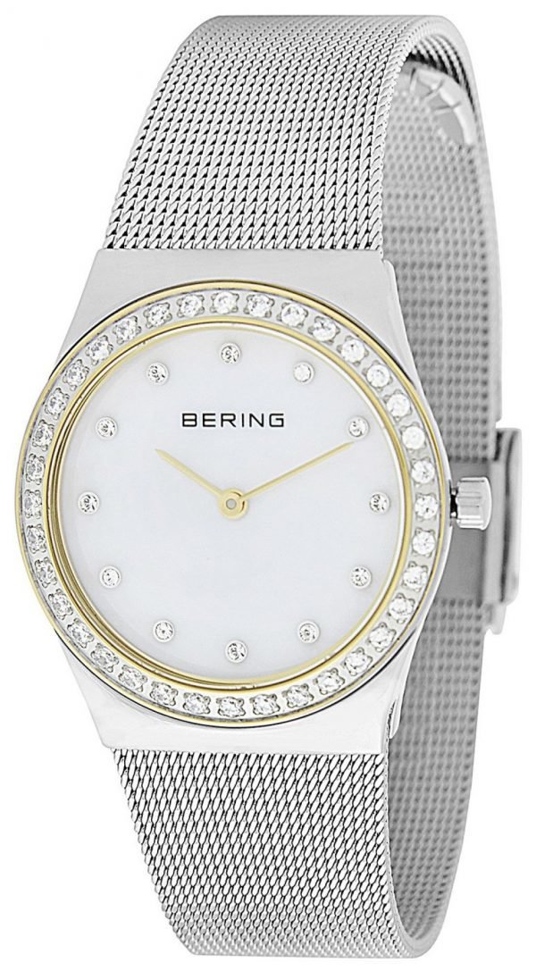 Bering Classic 12430-010 Kello Valkoinen / Teräs