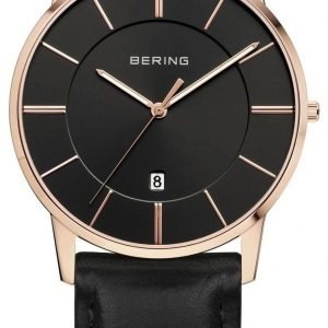 Bering Classic 13139-466 Kello Musta / Nahka