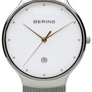 Bering Classic 13338-001 Kello Valkoinen / Teräs