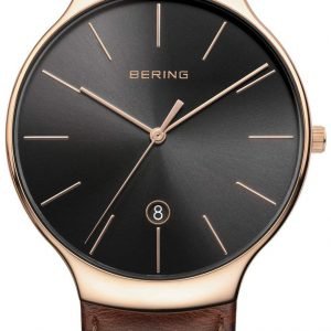 Bering Classic 13338-562 Kello Musta / Nahka